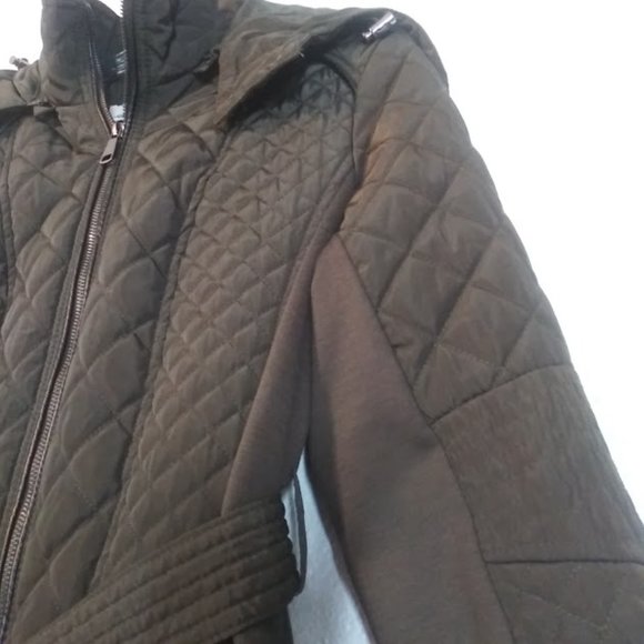 Sebby Collection women's size M olive color hooded jacket - Picture 5 of 16